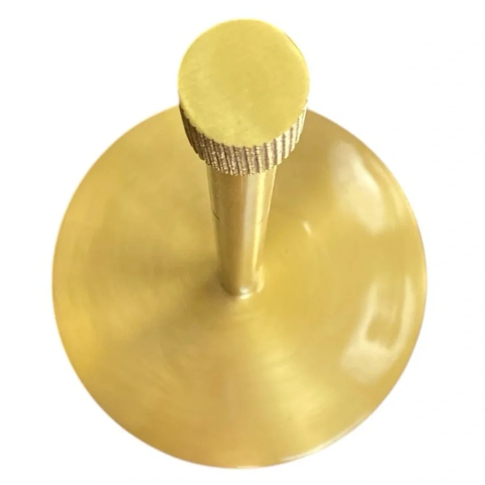 Brushed Brass Paper Towel Holder Gold Countertop Stand 14” New - Slight Misprint